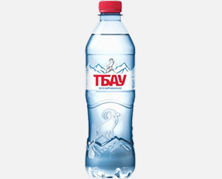 Минеральная вода Тбау, без газа, 0,5л ПЭТ